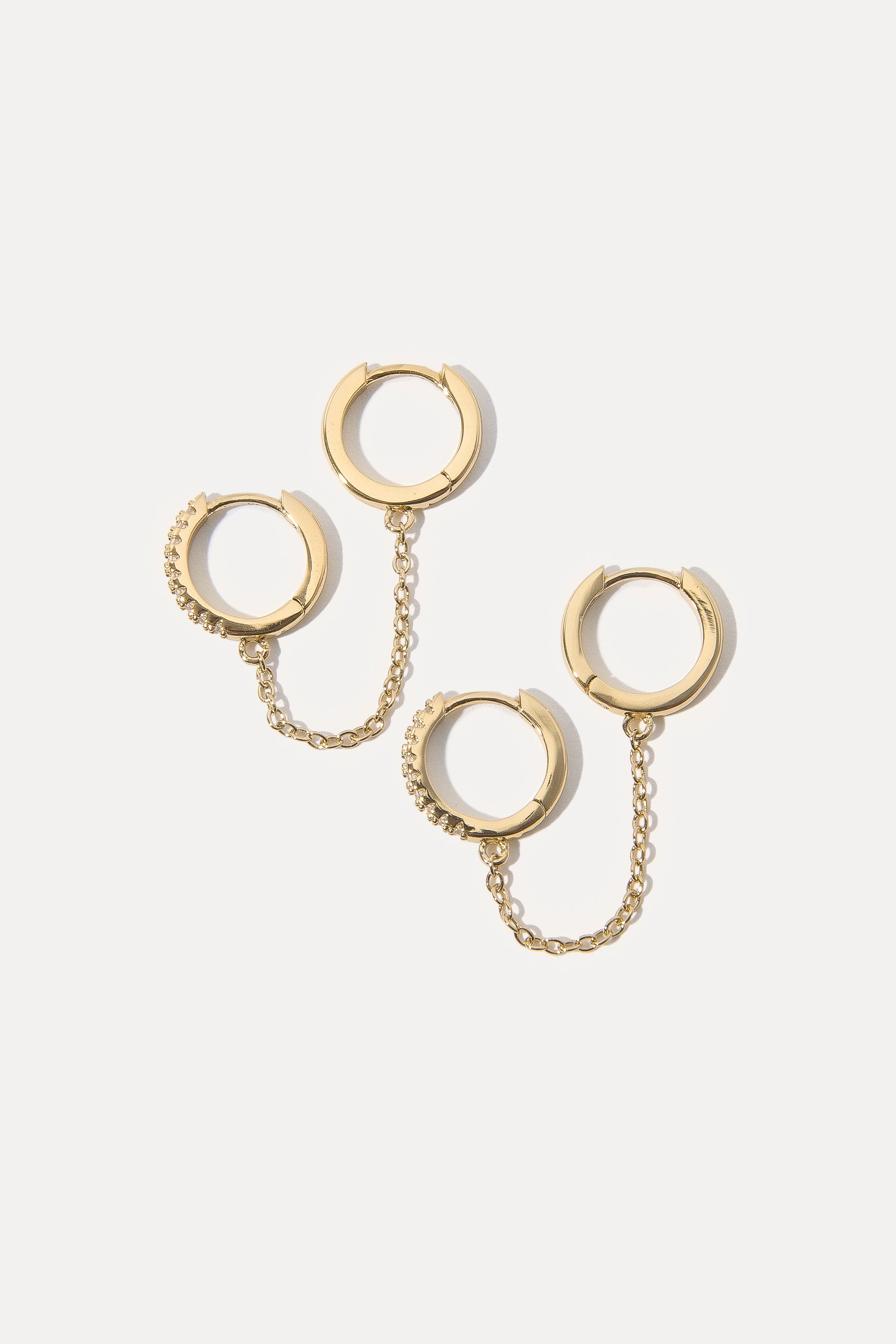 Elliot Double Hoops