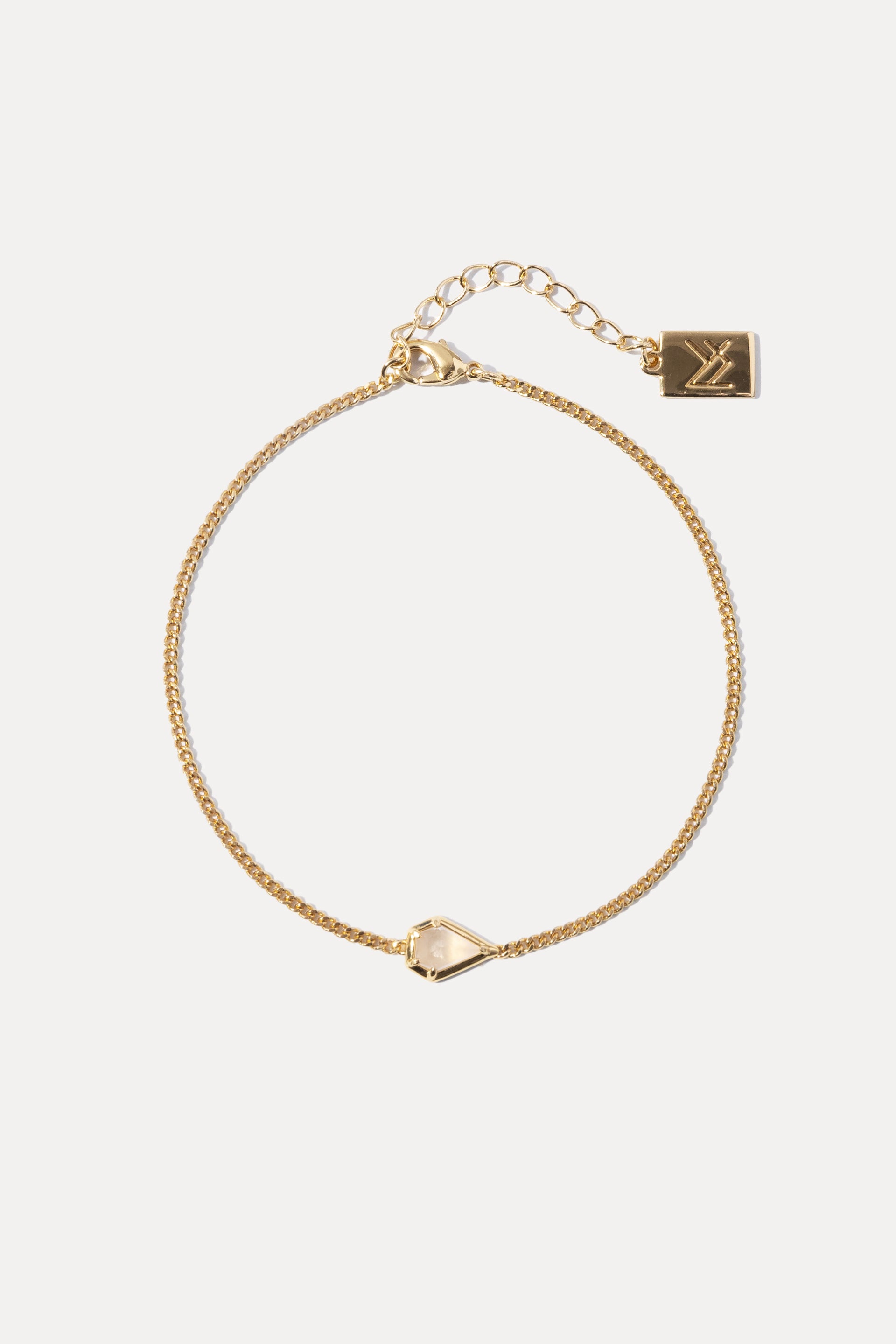 Moonstone Drop Bracelet