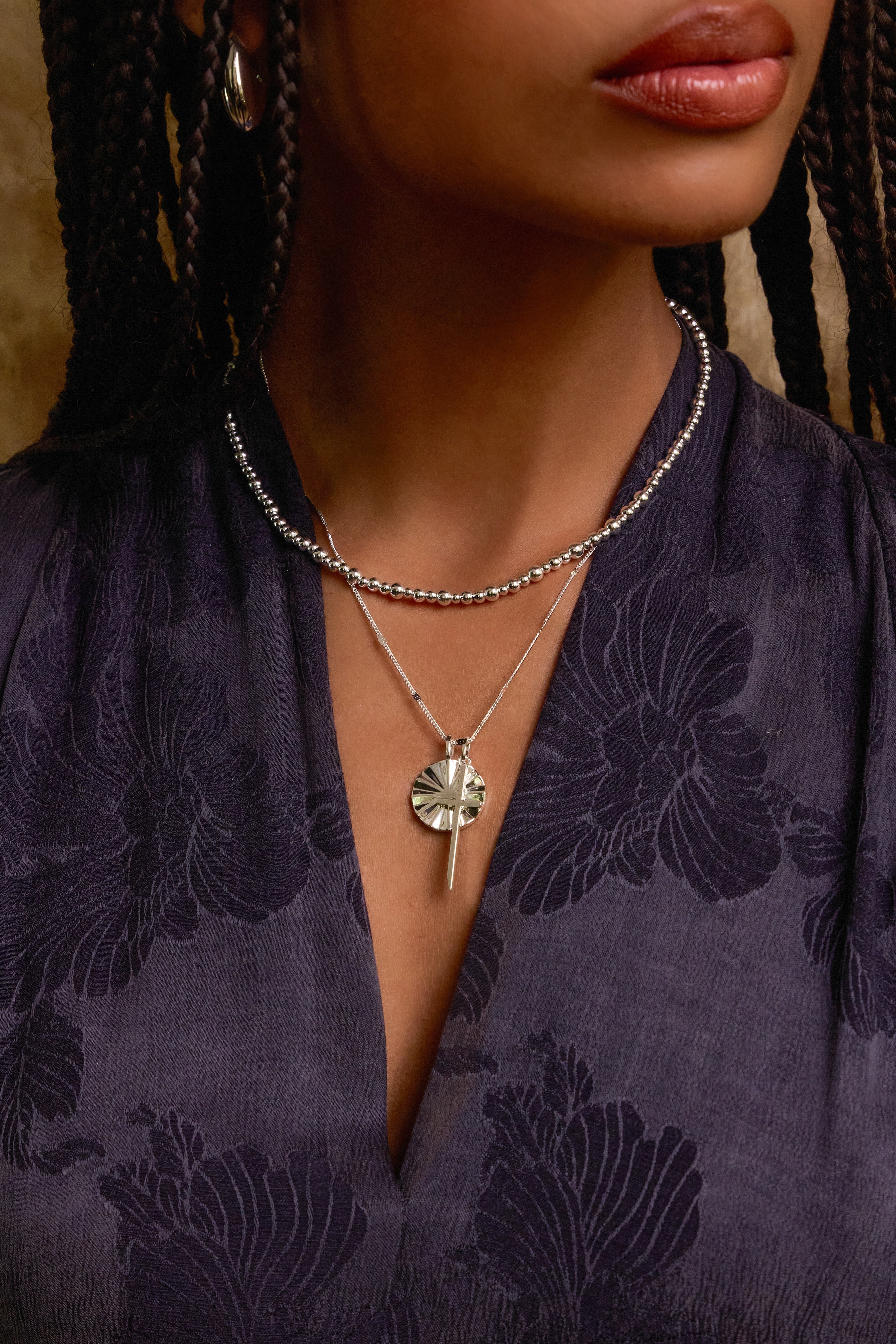 Petite Cross Charm