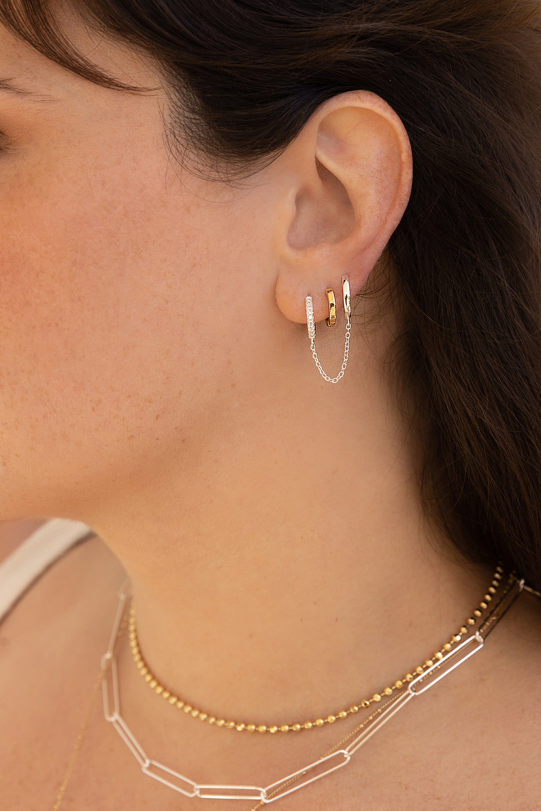 Elliot Double Hoops